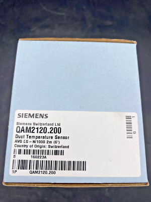 NEU SIEMENS QAM2120.200 KANALTEMPERATURSENSOR