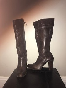 genuine leather tall boots