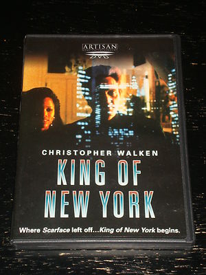 DvD movie King of New York, Christopher Walken Lawrence Fishurne Wesley Snipes