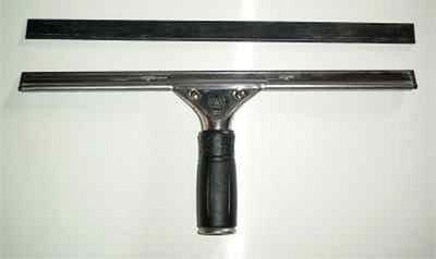Fensterwischer Edelstahl 25cm + Ersatzgummi, Unger, neu