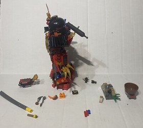 Lego Ninjago 9448 Samurai Mech 2012 INCOMPLETE No Manual No Box No Figs