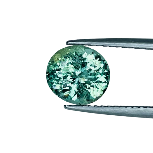Piedras preciosas sueltas corte ovalado apatita natural verde 2,17 quilates "ver video" - Imagen 1 de 4