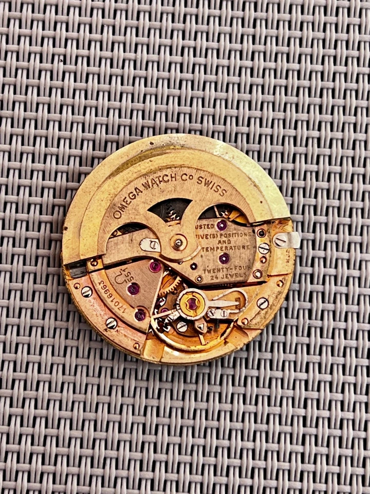 Reloj Automático OMEGA Cal 551 De Colección Para Hombre Constelación Esfera Beige 24 Joyas Foto 4 de 4