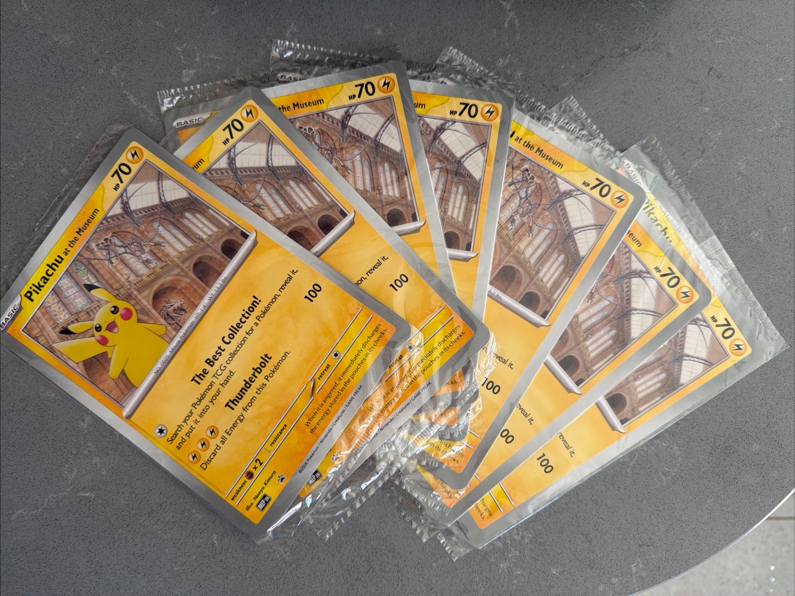 7 x Pikachu At The Museum Promo Card - Pokémon TCG - New Sealed✅