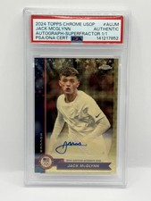 Marketplace image: 2024 Topps Chrome U.S. Olympics Jack McGlynn 1/1 Auto Superfractor PSA Authentic
