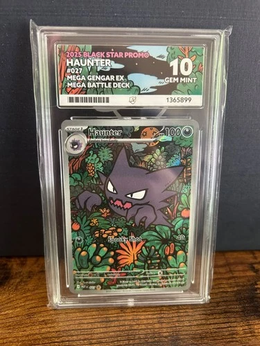 Haunter Pokémon TCG Black Star Promo Foil Mega Gengar ex Deck 027 2025 Ace 10