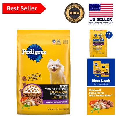 Small Dogs Tender Dry Dog Food 14 Tender Bites Adult Dry Dog Food