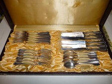 Besteck 800er Silber Mond Krone BS 24teilig 865Gramm Bredemeier & S&ouml;hne Hannover