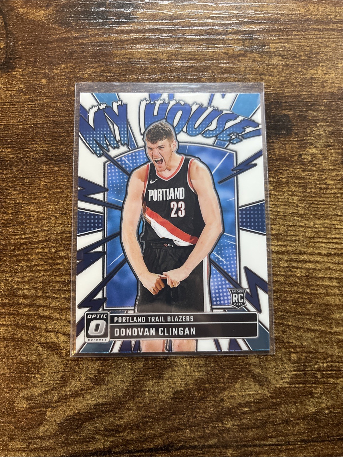 DONOVAN CLINGAN MY HOUSE ROOKIE 2024-25 PANINI DONRUSS OPTIC BASKETBALL