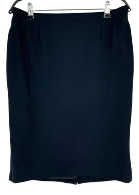 Maxmara Damen 22% Wolle Rock Größe USA 10 - W29