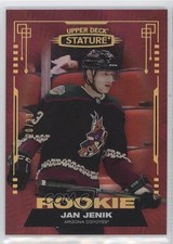 2021-22 Upper Deck Stature Rookies Red Photo Variant 20/33 Jan Jenik #179 3h1