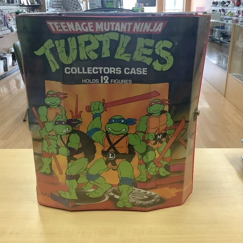 Vintage TMNT Ninja Turtles Figure Collectors Carrying Case Complete w Trays 1988