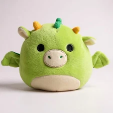 Squishmallow Dexter the Dragon 5 inch Plush Toy Soft Stuffed Animal Green