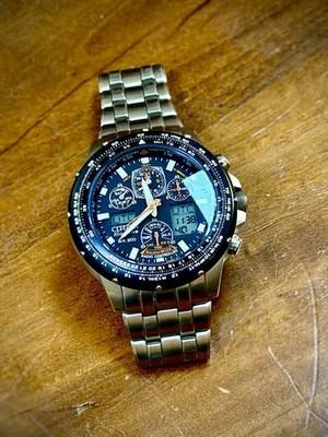 citizen promaster eco drive nighthawk Radio Controlled U600-S041341 Digital 