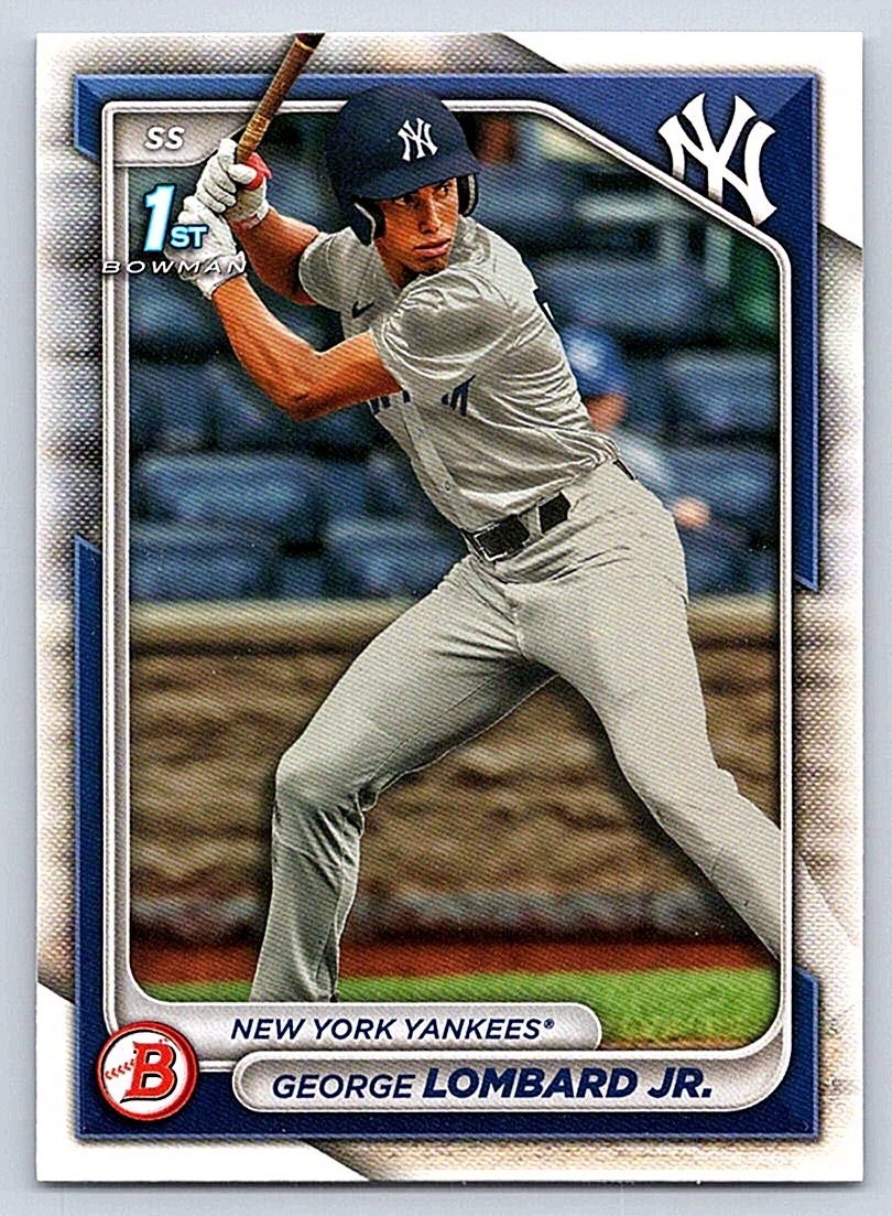 50x  GEORGE LOMBARD JR  YANKEES RC 1st cad 2024 BOWMAN PROSPECTS BP-79   50cards
