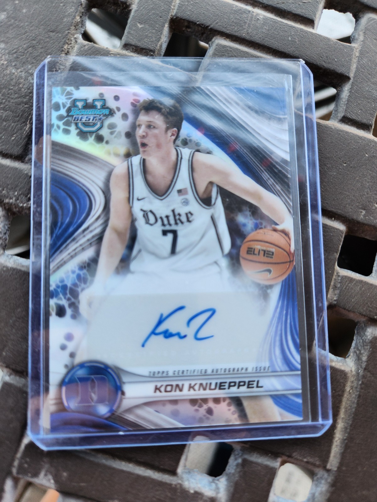 2024-25 Bowman Best U Kon Knueppel  Autograph Refractor Auto #B24-KKN