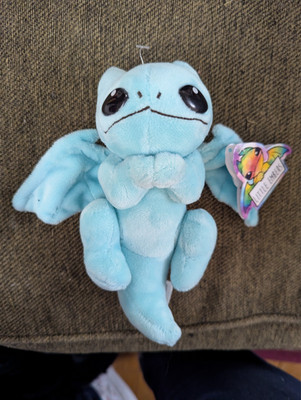 Little embers plush dragon blue nwt