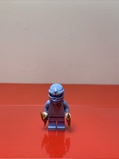 Lego Ninjago Minifigura NRG Zane con Estrellas Ninja Doradas Excelente Estado