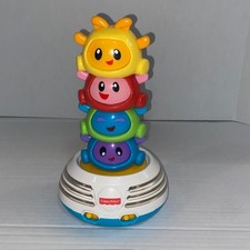 Juguete apilador Fisher-Price Bright Beats Build-a-Beat ¡Funciona muy bien! Difícil de encontrar!