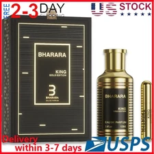 USA New-Bharara King Gold Edition Eau Da Parfum 100 ML Fast Shipping