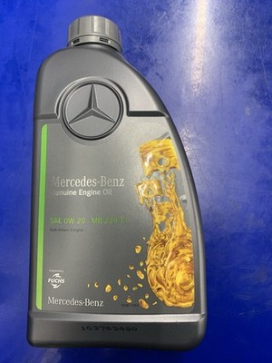 メルセデスベンツ　エンジンオイルx10 0W-20 229.71 OEM Mercedes 0W-20 Engine Oil 229.71 A000989171111 12 x 1L Genuine