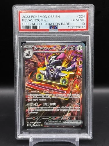 Pokémon Revavroom ex 224/197 Obsidian Flames Special Illustration Rare PSA 10