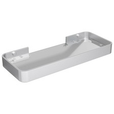 Bathroom Shelves Rectangular Tempered Glass Bathroom Shelf Wall Mounted With Alu