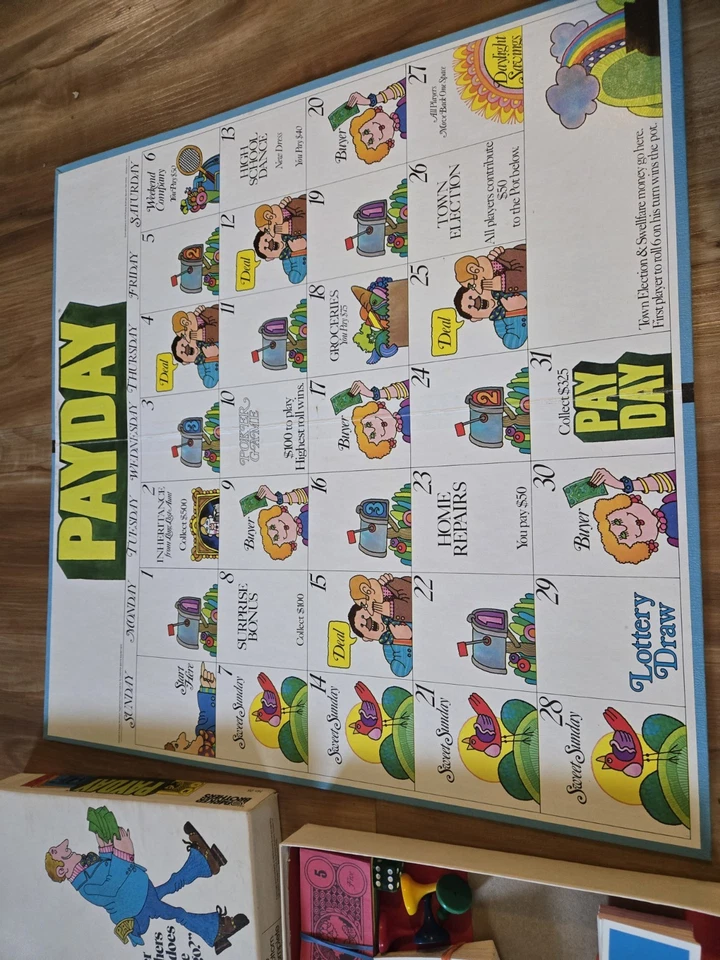 1975 Payday Game by Parker Brothers Complete Great Condition - Image 2 of 4