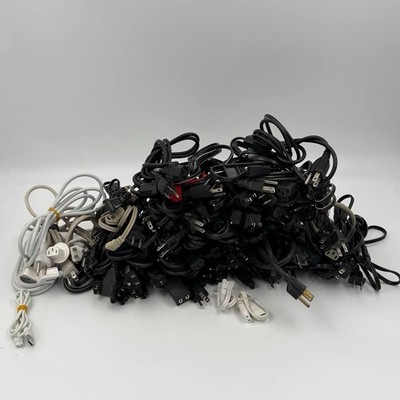   60x Power Cords Lot IEC C13 3-Prong Computer Cable Bulk