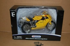1:18 Kid Connection Ducati 749 Diecast Motorbike Yellow