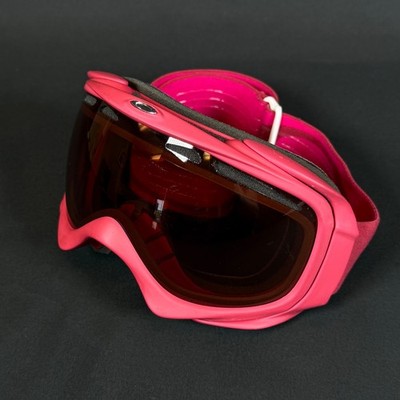 Oakley Pink Snow Ski Snowboard Goggles Women's Dark Lens