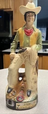 1981 “AMERICAN COWBOY” Jim Beam Decanter 