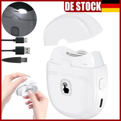 Elektrischer Nageltrimmer Nagelknipser Nail Clipper USB Wiederaufladbare NEU