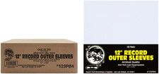 500 12" LP Vinyl Record Outer Sleeves Extra Heavy Duty CPP 4mil THICK Archival
