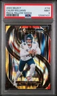 2024 Panini Select - Caleb Williams #114 Red & Yellow Shock Prizm PSA 9 (RC)