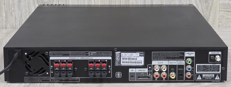 SAMSUNG HT-Q45 5-Disc DVD/CD 5.1ch Home Theater System No Remote/Speakers TESTED - Image 3 of 4