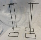 4 Vintage Doll Display Stands Mattel Barbie Black 8 1/2" Metal