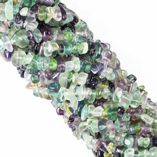 Crystal Chips with Holes for Jewelery Making 5Mm-8Mm Natural Gemstone Beads Chip