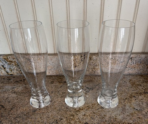 Pilsner Beer Glasses 16oz Beer Set of 3