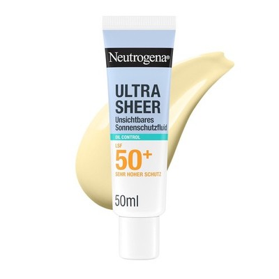 Neutrogena Ultra Sheer Unsichtbares Oil Control Sonnenschutzfluid LSF50+ (50ml)