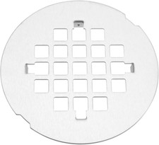 1PC Snap in Shower Drain Cover 4.25 Inch round Stainless Steel Drain Grid Cover
