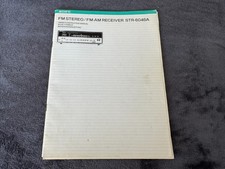 Instrukcja obsługi Sony ze schematem do STR-6046A7 w dobrym stanie