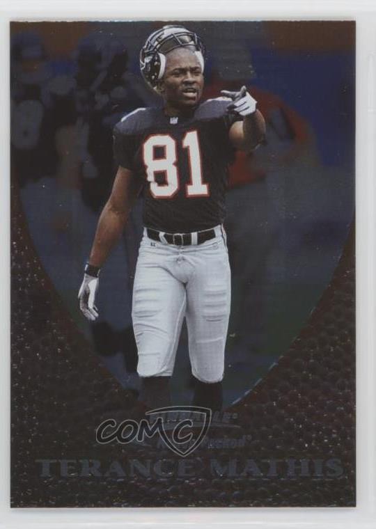 1997 Pinnacle Action Packed First Impressions Terance Mathis #48 fm0