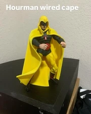 custom dc multiverse hourman wired cape mcfarlane 1/12 NOT FIGURE 