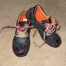 TMA Time Original Stumble Stuff Hand Stitching Leather Women's Sneakers Sz 9