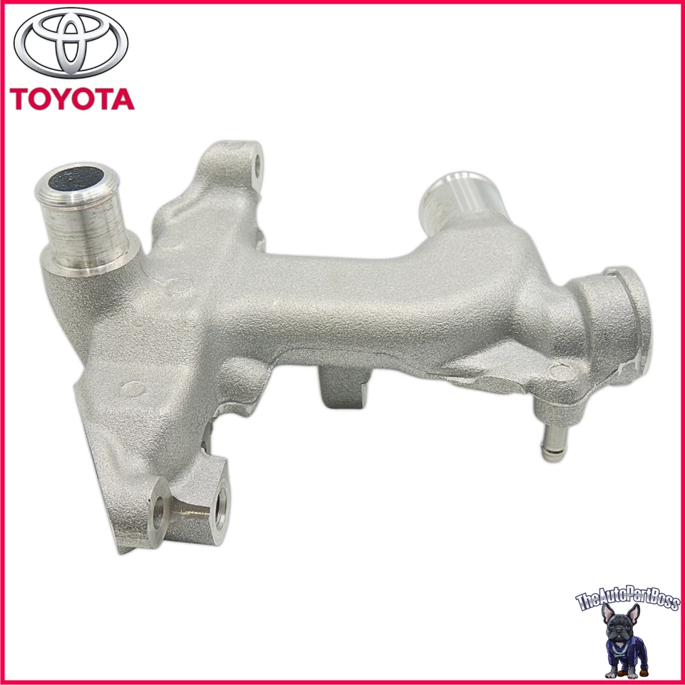 Engine Coolant Outlet Flange OEM Toyota 16331-20060 - Image 2 of 4
