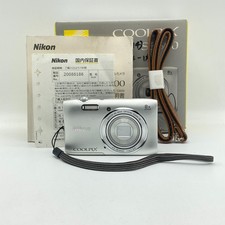 Nikon COOLPIX S3600 Silver 20.1MP Compact Digital Camera Strap Manual With Box