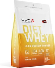 PhD Nutrition | Diet Whey Protein Powder with CLA, Flaxseed, L-Carnitine | 2kg 21.55 per kilo