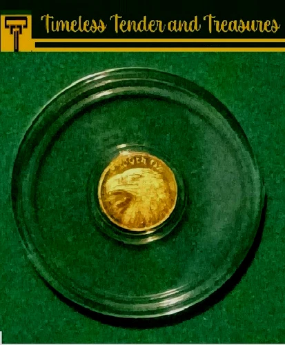 1/100 oz Monarch Bald Eagle • .9999 Fine Gold • BU • Sealed Capsule