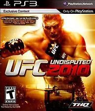 UFC Undisputed 2010 PS3 (Sony PlayStation 3, 2010) No Manual